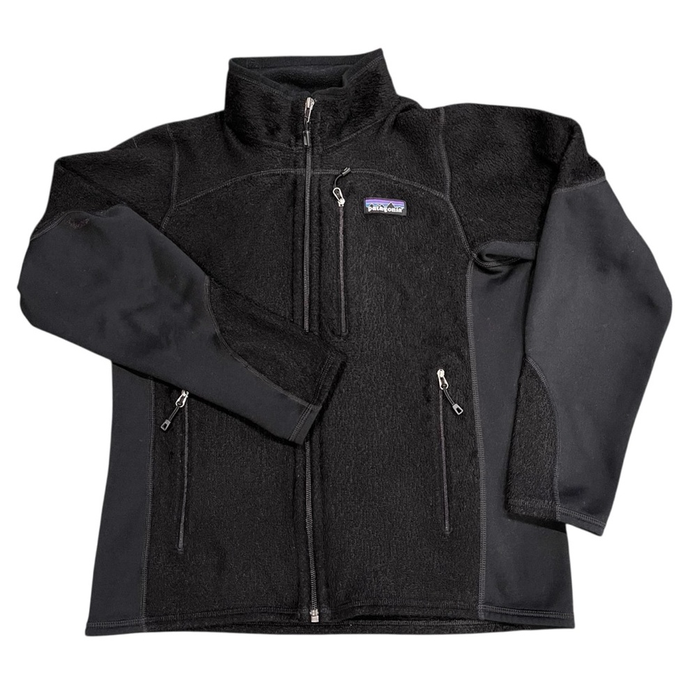 Patagonia Black Fleece Jacket Zip Front Performance Sweatshirt Women’s Small